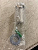 DELTANA Round Universal Floor Bumper 3", Solid Brass (Brushed Nickel)