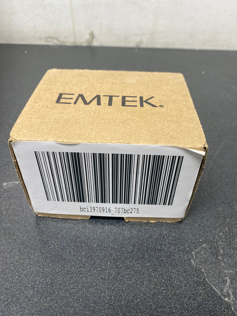 Emtek 2144US19 Round Tubular 2-1/2" Passage Pocket Door Pull - Flat Black