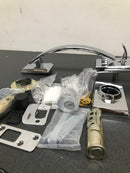 Kwikset 7886236 Tavaris Deadbolt Handle & Lock Set in Polished Chrome