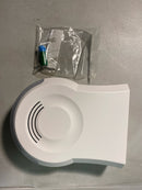 Defiant 18000009 Wireless Battery Operated Tabletop Doorbell Kit with LED Strobe Light and Wireless Push Button, White