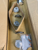 Progress lighting P2103-20 Solvang 24 in. 3-Light Antique Bronze Traditional Bathroom Vanity Light with Alabaster Glass