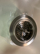 Kingston Brass K212BN Tacoma Spin and Seal Sink Basket Strainer, Brushed Nickel
