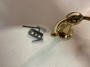 Alno Creations Royale Collection Double Robe Hook -a6684-pb- Polished Brass