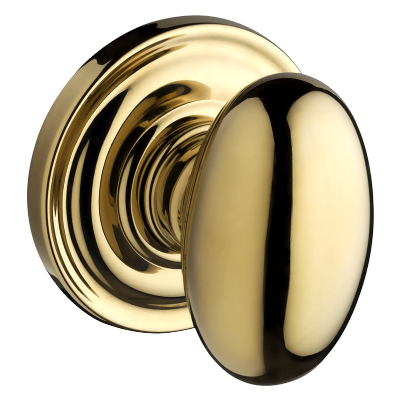 Baldwin Ellipse Passage Door Knob with Round Rose