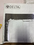 Delta T342702 Modern Round Non Shared Function Shower System Package with 1.75GPM Single Function Shower Head and Hand Shower - Less Rough-In - Chrome