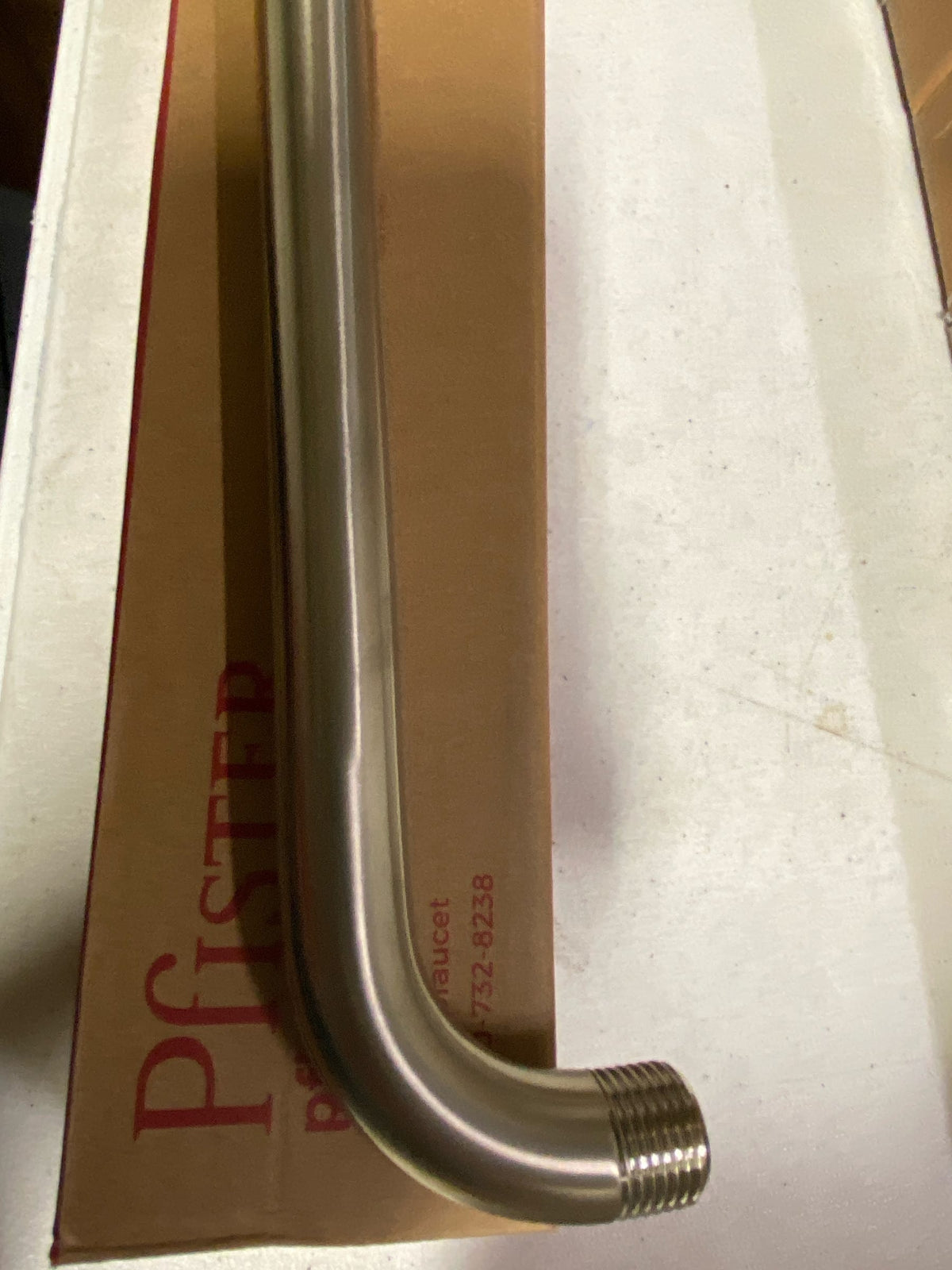 Pfister USC-04SHW Universal 18" Straight Shower Arm - Brushed Nickel