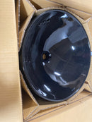 KOHLER 14800-7 Vox Vessel Round Above-Counter Bathroom Sink, Black