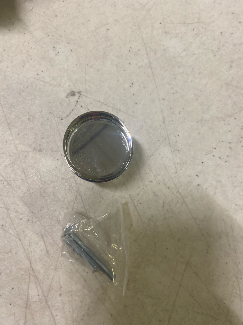 Amerock BP36976C26 Glacio 1-1/2 Inch Mushroom Cabinet Knob - Clear / Polished Chrome