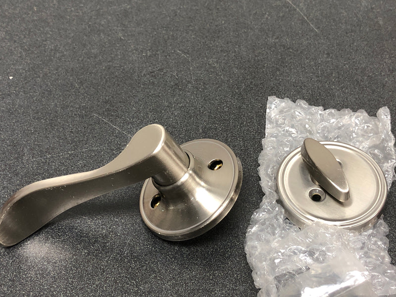 Schlage JH59SEV619RH Right Handed Single Cylinder Keyed Entry Interior Only Pack with Seville Lever from the J Series - Satin Nickel