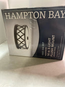 Hampton bay 23987 Montrose 14 in. 3-Light Bronze Flush Mount