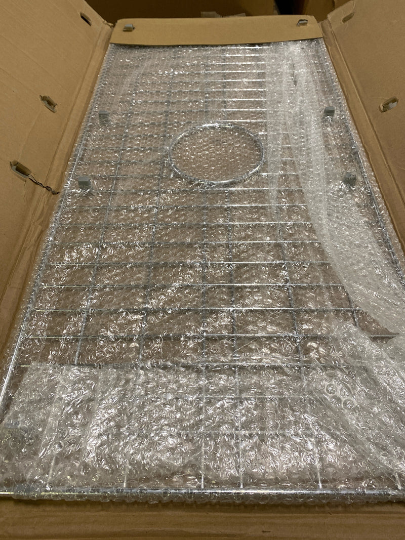 Signature Hardware SHFG3315 Rowena 33-1/4" L x 15-1/4" W Stainless Steel Basin Rack - Stainless Steel