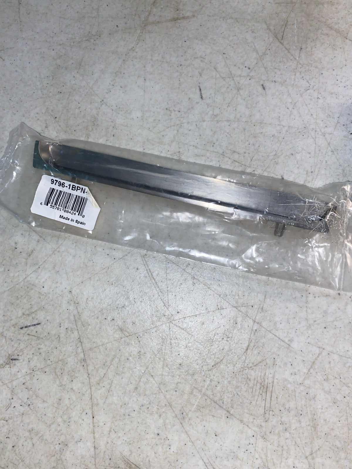R. Christensen Recess 7-1/16 Inch Length Satin Nickel Recess Pull 9796-1015-B