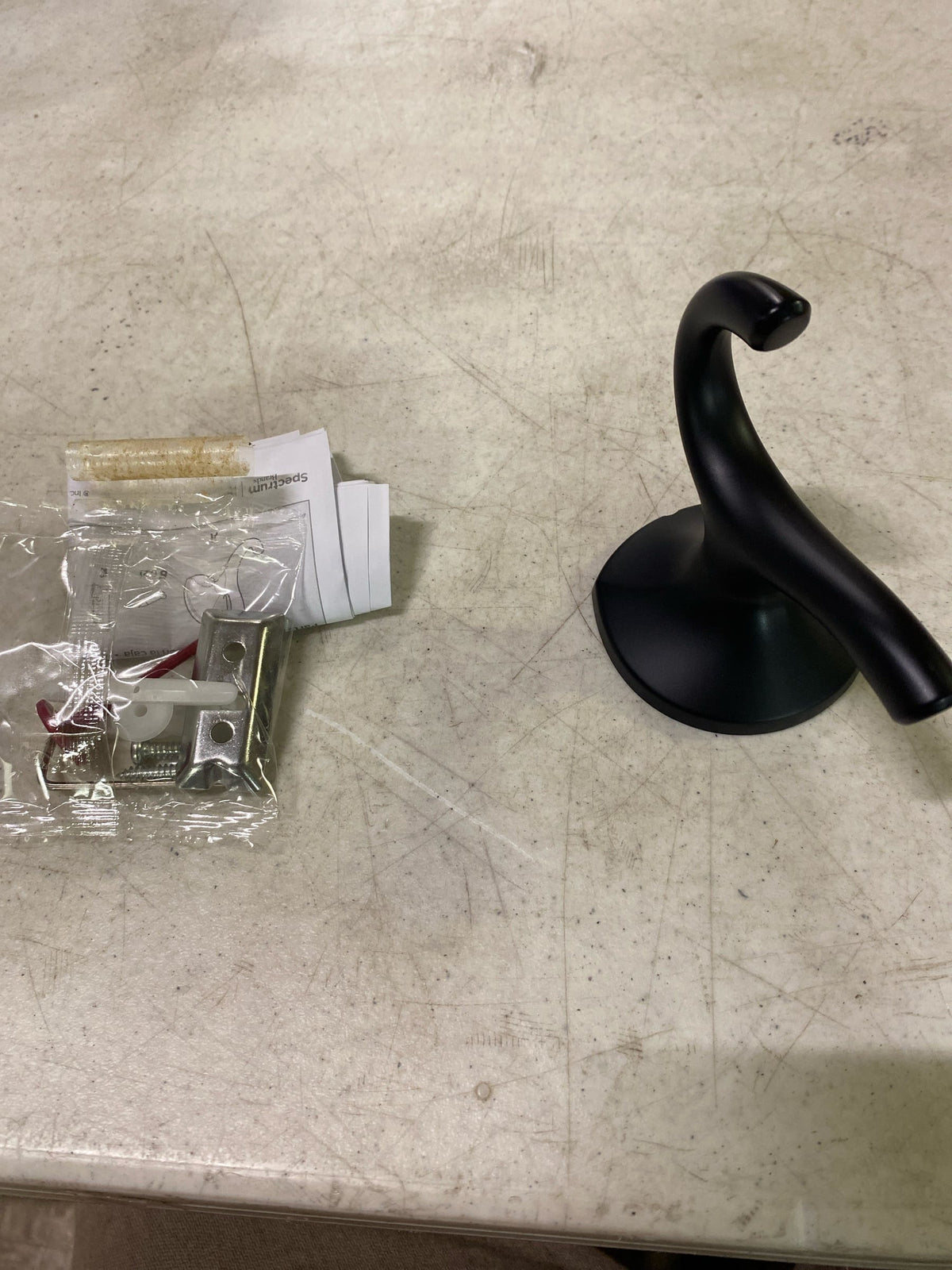 Pfister BRH-MCA McAllen Double Hook Robe Hook - Matte Black