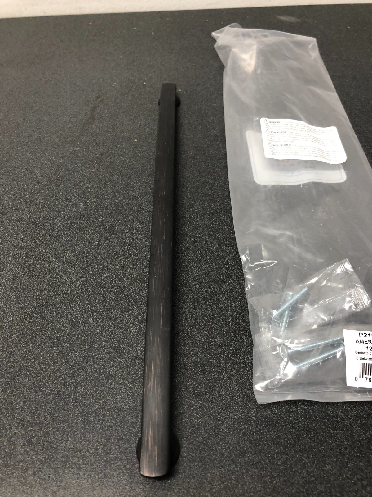 Hickory Hardware P2159-VB American Diner 12" (305mm) Center to Center Arched Bar Retro Large Cabinet Handle / Large Drawer Pull - Vintage Bronze