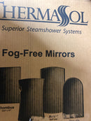 ThermaSol FFM-AVANT Avant 12-1/2" W x 22" H Modern Rectangular Frameless Bathroom Mirror - N/A