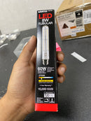 Satco Lighting S21354 8 Watt Vintage Edison Dimmable T9 Medium (E26) LED Bulb 7" Length - 800 Lumens , 2700K , and 90CRI - Clear