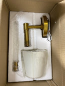 Visual Comfort CW1081BBS Hanover 19" Tall Bathroom Sconce - Burnished Brass