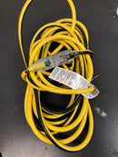 Husky 24025HY VividFlex 25 ft. 12/3 Heavy Duty Indoor/Outdoor Extension Cord with Lighted End, Yellow