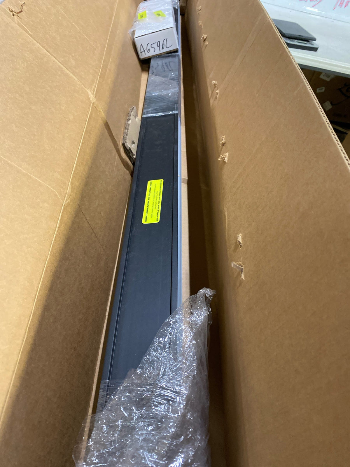 72" S-PVC Series Low Profile Complete Kit with 2 1/2" Perforated Offset Slot Grate in Polished Brass