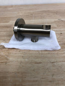 Signature Hardware 380055 Cylindrical Water Supply Elbow with Hand Shower Holder - Brushed Nickel