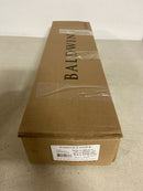 Baldwin SC.LAJXSQU.R.CRR.SMT La Jolla SmartKey Single Cylinder Keyed Entry Handleset with Square Lever and Contemporary Round Interior Trim from The Reserve Collection - Venetian Bronze