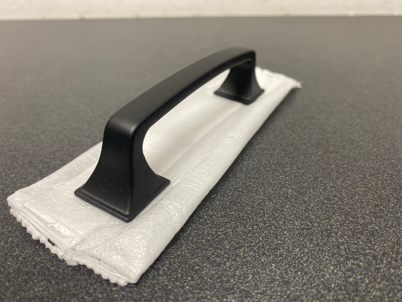 Amerock BP36775FB Ville 3-3/4 Inch Center to Center Handle Cabinet Pull - Matte Black