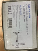 Jaclo 586X-62-PN 1/2" IPS x 3/8" OD Angle Bas Kit with CRS, Polished Nickel