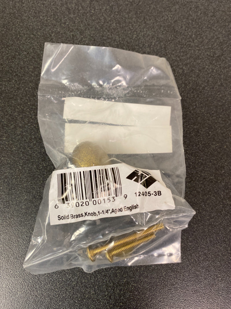 Century Yukon 1-1/4 Inch Mushroom Cabinet Knob