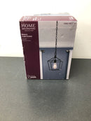Home decorators collection 16201 Weyburn 1-Light Bronze Farmhouse Mini Pendant Light Fixture with Caged Metal Shade