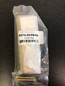 Alno Modern 3-1/2" Center to Center Cabinet Finger Pull, Cabinet Tab Pull, Drawer Tab Pull