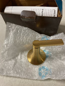 Signature Hardware Lentz Lever Widespread Handle Brushed Gold Part