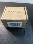 Emtek 5007US19RH 5 Inch Long Stretto Rectangular Dummy Sideplate Entry Set from the Brass Modern Collection - Flat Black Stuttgart Lever