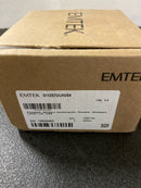 EMTEK Modern Rectangular Rosette Passage Set with Matching Finish Stuttgart Lever - Choice of Left/Right Handing and 7 Finishes - 5112STULHUS4 - Left Handed (LH) - Satin Brass (US4)