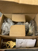 Kwikset 660 Contemporary Satin Nickel Square Single-Cylinder Deadbolt Featuring SmartKey Security-660SQT15SMTRCK3