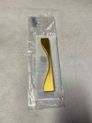 Belwith Keeler B076151-BGB Channel 6-5/16" (160 mm) Center to Center Modern Bauhaus Negative Space Cabinet Handle / Drawer Pull - Brushed Golden Brass