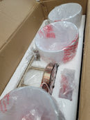 Millennium Lighting 8124-MG Aliza 4 Light 35" Wide Vanity Light - Modern Gold