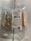 Franklin Brass B47248K-117-C Bar 3 Inch Baseboard Mounted Rigid Door Stop - Pack of 5 - Modern Gold