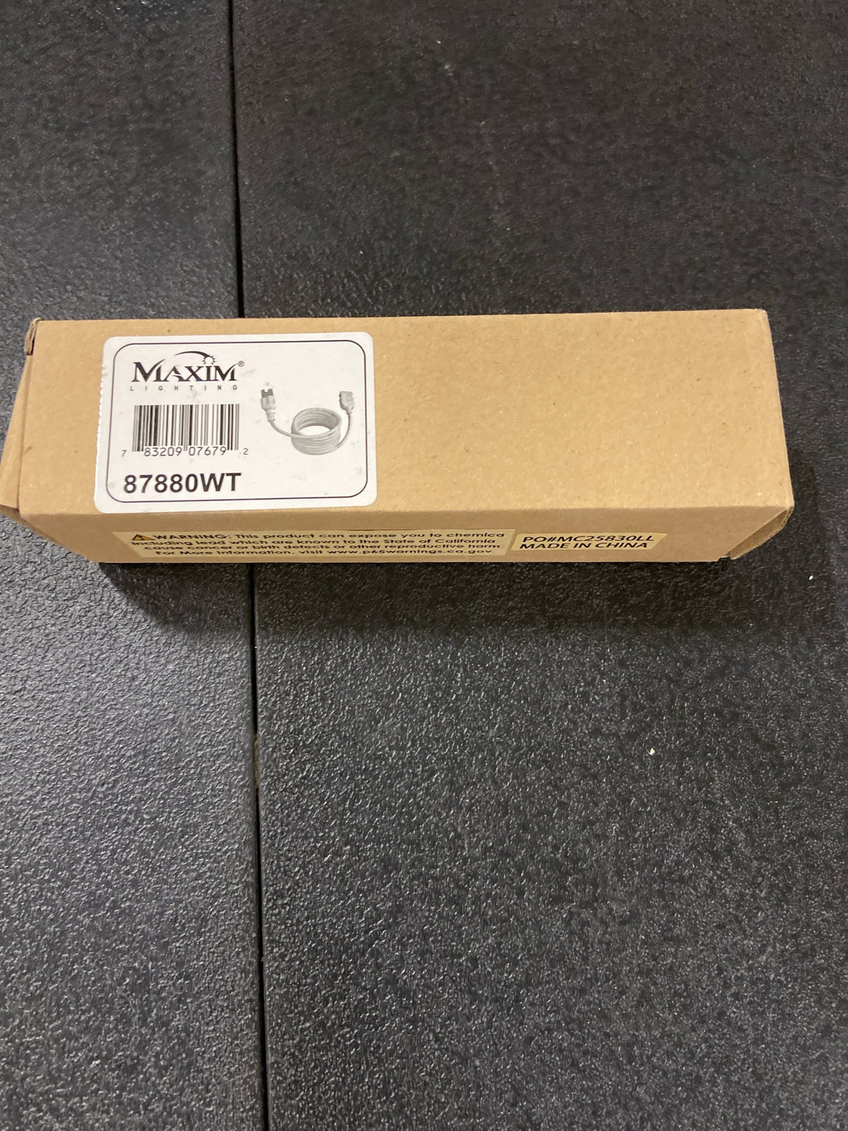 Maxim Lighting CounterMax MXInterLink4 72" Power Cord | White Finish | CounterMax System Accessory | 87880WT