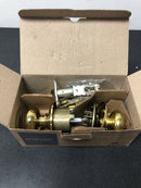 Schlage f51a georgian 505 entry door lock lifetime bright brass