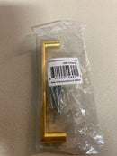 Elements 105-128BG Gibson 5-1/16" Center to Center Contemporary Cabinet Handle / Drawer Pull - Brushed Gold