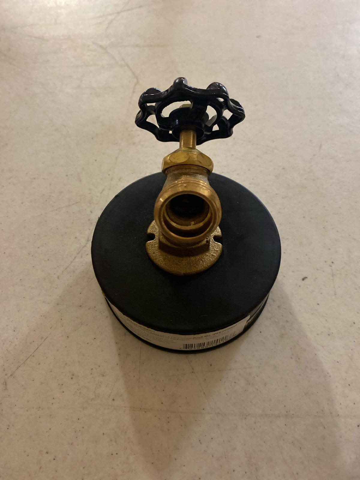 PROFLO PFETCHBM 3" Rubber Test Cap with Hose Bibb - N/A