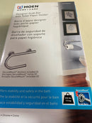 Moen LR2352DCH 7-5/8" x 1" Grab Bar with Integrated Tissue Holder from the Home Care Collection - Chrome