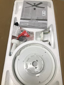 Hunter 59484 Romulus 60" 5 Blade Smart LED Indoor Ceiling Fan with Remote Control - Fresh White