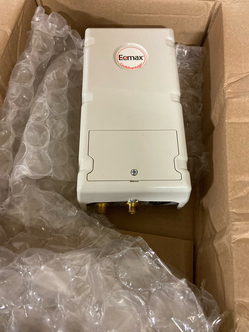 Eemax SPEX95T LavAdvantage 3 GPM, 9.5 Kilowatt, 240 Volt Electric Point of Use Tankless Water Heater - White