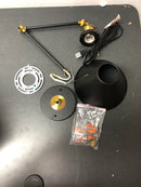 Lnc A02246 Black Swing Arm Wall Lamp Modern Brass Linear Hardwired/Plug-In Table Industrial Wall Sconce with Adjustable Arms