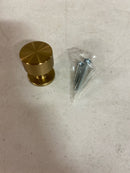Amerock BP37632BBZ Balata 1-1/8 Inch Knurled Mushroom Cabinet Knob - Golden Champagne