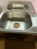 Elkay D233211 Dayton 33" Drop In Double Basin Stainless Steel Kitchen Sink - 1 Faucet Hole