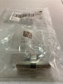 Belwith Keeler B076886-14 Sinclaire 2-3/8" Ridged T Bar Cabinet Knob / Drawer Knob - Polished Nickel