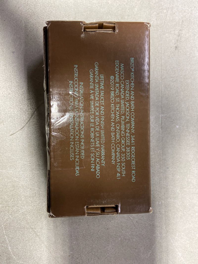 Brizo HLK177-PGWD Odin Collection Pull-Down Kitchen Faucet Lever Handle with Wood Accent - Polished Gold / Wood