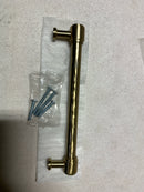 Signature Hardware 954060-6516 Lazzara 6-5/16 Inch Center to Center Hammered Bar Cabinet Pull - Golden Champagne